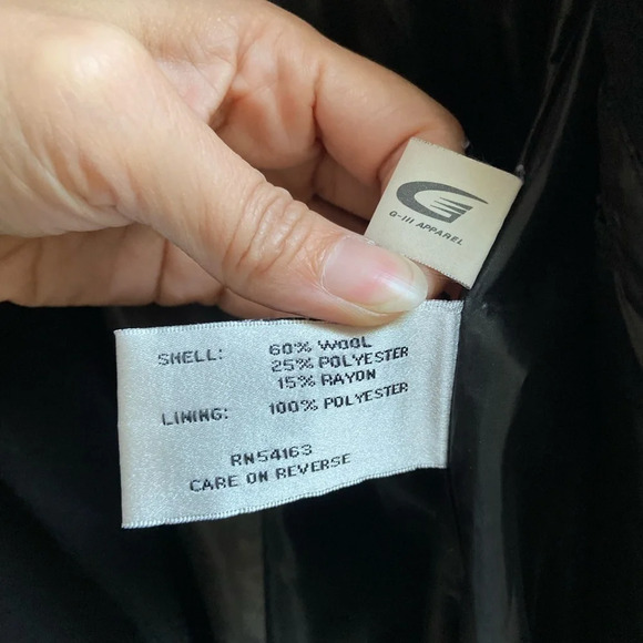 Kenneth Cole double breasted wool blend jacket Sz S - Picture 7 of 13